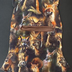 TOPELTPUUVILLANE TUURKIMÜTS  METSLOOMAD 46/48 KÕRVADEGA