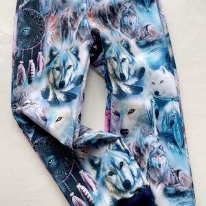 Softshell püksid sinised hundid 110/116