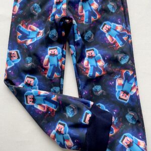 Softshell püksid sinised 110/116, minecraft